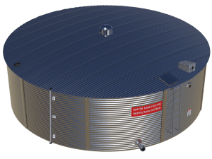 125,000 Litre Aqualine Commercial Steel Water Tank