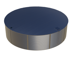 125,000 Litre Aqualine Steel Water Tank