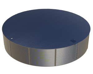 180,000 Litre Aqualine Steel Water Tank