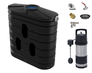1000 Litre Slimline Submersible Pump Package