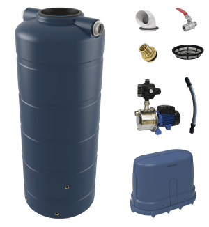 1000 Litre Modular Slimline Garden Pump Package